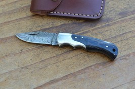 damascus custom made folding pocket knife From The Eagle Collection 9951 - £23.45 GBP