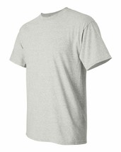 Ash Unisex Plain T Shirts Solid Cotton Short Sleeve Blank Tee Top Size M - £14.74 GBP