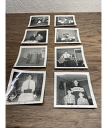 Vintage 1958 Lot of 8  Photographs Family Communion Party OOAK KG JD - $220.51 MXN