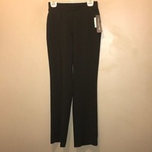 Jones New York Women’s Gray Flat Front Dress Pants 4P Trousers Slacks Petite - £14.51 GBP