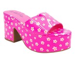 Wild Pair Women Platform Slide Sandals Melbourne Size US 7.5M Pink Floral - £31.97 GBP