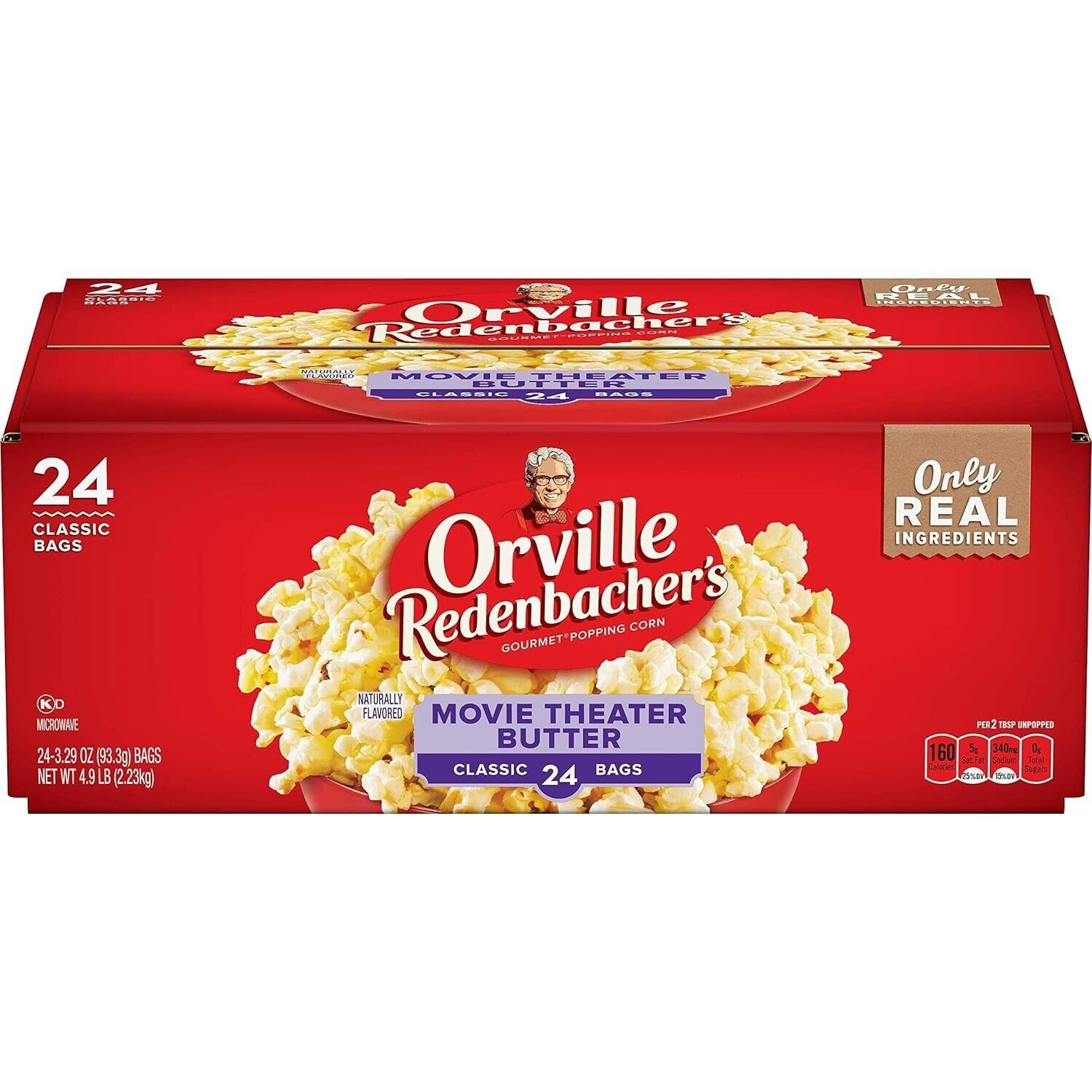 Orville Redenbacher's Movie Theater Butter Microwave Popcorn, 3.29 Ounce Classic - £16.30 GBP