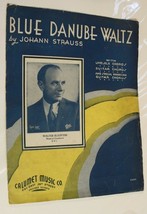 Vintage Blue Danube Waltz Sheet Music 1935 - $4.94