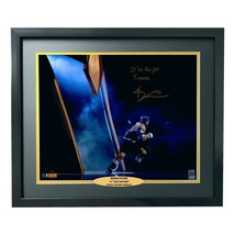 Mark Stone Signed Framed Vegas Knights 16x20 Photo Inscribed &quot;Knight Time&quot; #D/11 - £253.96 GBP