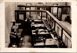 Keyser West Virginia Interior View of Farmers &amp; Merchants Bank RPPC Postcard E21 - £29.87 GBP