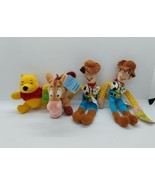 Lot of 4 Kelloggs Walt Disney World Mini Bean Winnie The Pooh 2 Woody &amp; ... - €8,11 EUR
