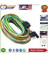 Extended Length 50FT 4-Wire Trailer Light Wiring Harness - Easy Install ... - $50.34 CAD