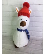 Rite Aid Plush Holiday Llama Toy Stuffed Animal White Knit With Squeaker... - £10.84 GBP