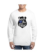 BACK THE BLUE Men&#39;s Long Sleeve T-Shirt - $54.70 CAD