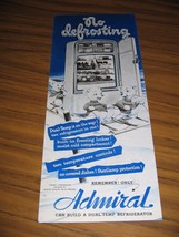 1946 Print Ad Admiral Dual Temp Refrigerators Polar Bears on Sled Cartoon - $15.33