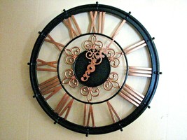 Wall Clock vintage Roman Numerals Sailors Wheel Art - £10.23 GBP