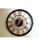 Wall Clock vintage Roman Numerals Sailors Wheel Art - £9.50 GBP