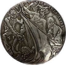 Médaille satirique &quot;Jeu englouti&quot; par K. Goetze - Fantasy Coin - $18.55 CAD