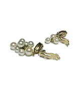 Women&#39;s Vintage Cluster Faux Pearl Clip On Earring - £12.58 GBP