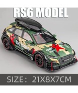 Green 1:24 Audi RS6 Avant DTM Modified Model Car Diecast Miniature Metal... - $655.52 MXN