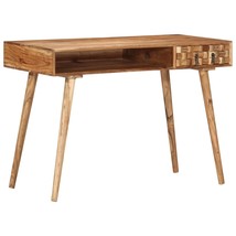 Writing Desk 115x50x76 cm Solid Wood Acacia - £127.16 GBP