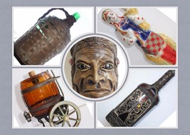 Collectible Bottle Decanter Wine Vodka Beer Whiskey Scotch Soda Milk Liqueur #3 - £6.51 GBP+