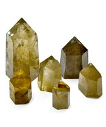 1 lb 1/2-2&quot;  Golden Rutilated oblisk - $6,664.37 MXN