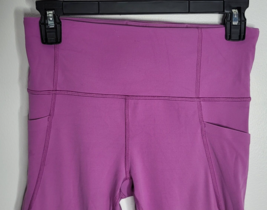 Athleta Womens Sz Small S Ultimate Stash Pocket Capri Leggings Purple 54023 - £14.93 GBP