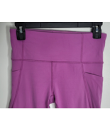 Athleta Womens Sz Small S Ultimate Stash Pocket Capri Leggings Purple 54023 - £15.04 GBP