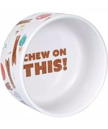 Ceramic Pet Bowl 3.5 Cups - 28oz Disney Star Wars Chewbacca Chew on This... - $26.73 CAD