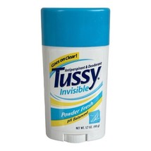 Tussy Invisible Antiperspirant &amp; Deodorant Powder Fresh Stick 1.7 oz New... - $31.35