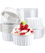 Ramekin Baking Cups,  30Pcs 5Oz Aluminum Foil Muffin Liners Cupcake Baki... - £13.15 GBP