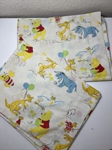 Vtg 70&#39;s Pair Disney Winnie The Pooh Sears Roebuck Co. 2 Pillowcases Per... - $11.00