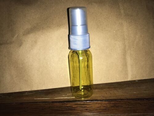 100x 1oz Clear Yellow Plastic Spray Bottle With Cap Fine Mist Pump Spray... - $49.49