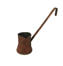 Antique Copper Turkish Coffee Pot Cezve Ibrik Hand Made - £39.32 GBP