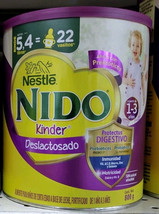 NESTLE NIDO KINDER DESLACTOSADO LECHE EN POLVO LACTOSE FREE -  800g - EN... - £27.03 GBP