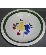 BLUE RIDGE Hand Painted RIDGE HARVEST PATTERN Piecrust VEGETABLE/SERVING... - $27.69 CAD