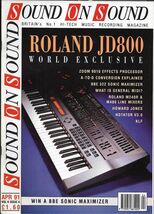  Sound On Sound Magazine V6 #6 April 1991 Howard Jones Interview, Roland... - $10.00