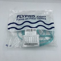 3m LC-LC Duplex 50/125 OM3 Multimode 10GB Fiber Patch Cable OFNR Aqua 10ft - $10.00