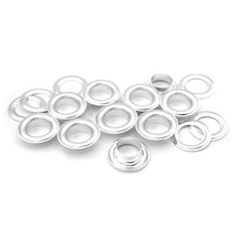 100 Pack Aluminium Grommets Eyelets With Washers For Shoes, Bead Cores, ... - £15.73 GBP