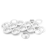 100 Pack Aluminium Grommets Eyelets With Washers For Shoes, Bead Cores, ... - £15.72 GBP