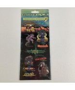 Godzilla Removable Stickers Self Adhesive Sticker Sheets Vintage 1996 To... - $20.19 CAD