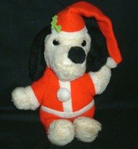Happiness Aid Is A Toy Well Made Santa Christmas Puppy Dog Stuffed Animal Plush - £22.85 GBP