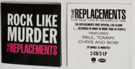 Lot of 2 The Replacements Live at Maxwell&#39;s Promo 2x2 stickers - £4.70 GBP