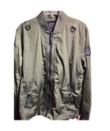 Caterpillar Men’s L Green Polyester Jacket Long Sleeve Full Zip Windbreaker - $47.39 CAD
