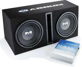 MTX MB210SP Dual 10" Slot Vent and 250w RMS Amp - £297.44 GBP