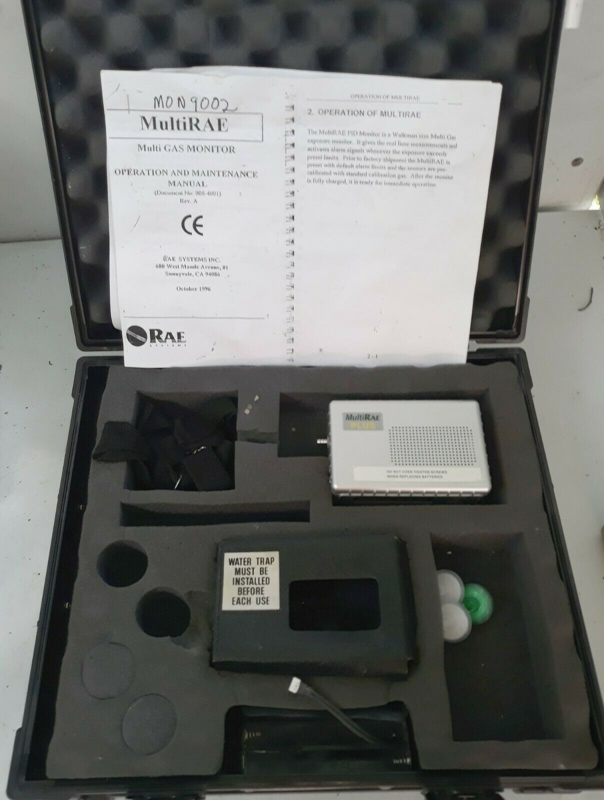 Rae MultiRae Multiple Gas Detector PGM50-5P In Case - $99.99