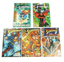 Lot 5 Vintage 1995 Superman Comic Books DC Comics #96, #97, #98, #99, #101 - £19.74 GBP