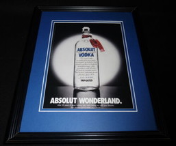 2005 Absolut Wonderland Vodka Framed 11x14 ORIGINAL Advertisement - $34.64