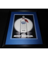 2005 Absolut Wonderland Vodka Framed 11x14 ORIGINAL Advertisement - £27.25 GBP