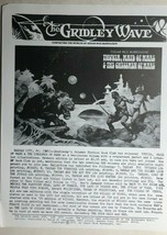 THE GRIDLEY WAVE #37 1972 2-page early ERB Tarzan Edgar Rice Burroughs fanzine  - £11.15 GBP