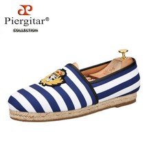 New Style Raoul Pablo Navy Rope Canvas Espadrilles With Royal-Inspired B... - £240.08 GBP