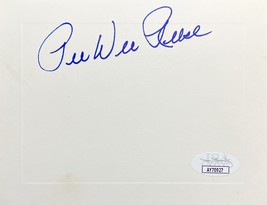 PEE WEE REESE Autographed Signed 4&quot;x 5&quot; EMBOSSED CARD BROOKLYN DODGERS J... - $39.99