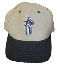 Ken worth Trucker baseball cap Tan Black One Size snap KW baseball cap - $9.59