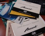 ACCENT    2000 Owners Manual 145598  - $41.68